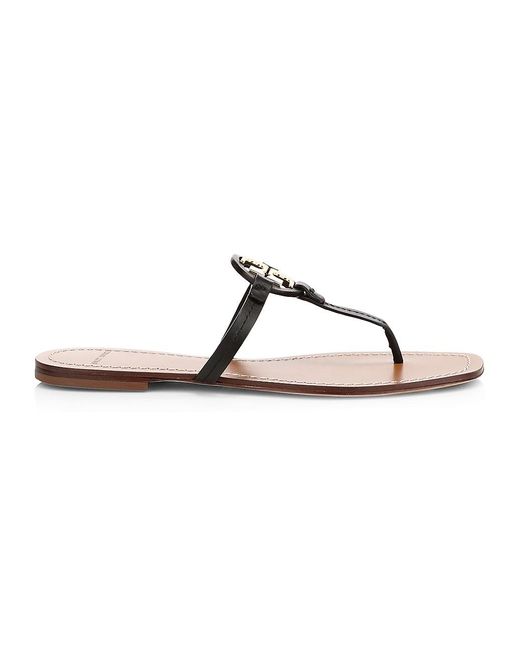 tory burch mini miller sandals brown