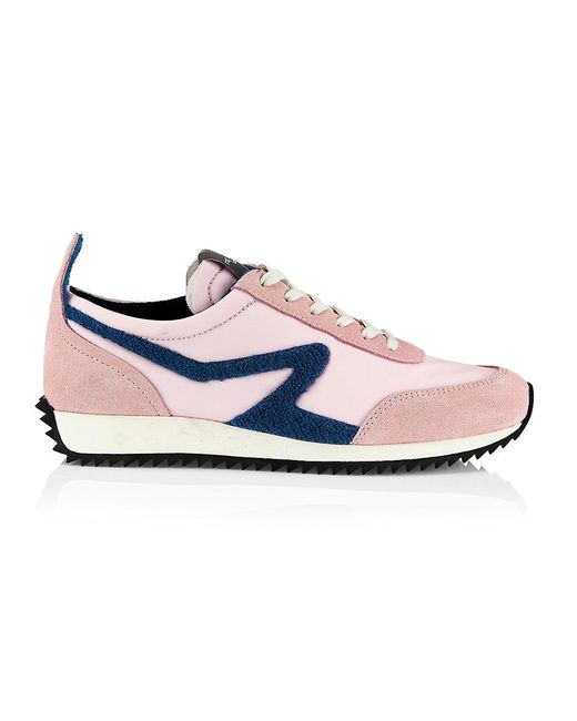 Rag & Bone Synthetic Retro Runner Lowtop Sneakers in Light Pink (Pink) Lyst
