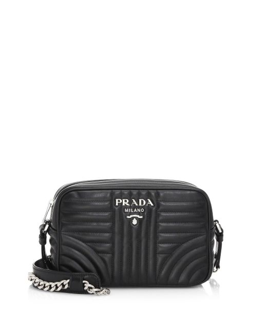 Prada Leather Diagramme Camera Bag in 