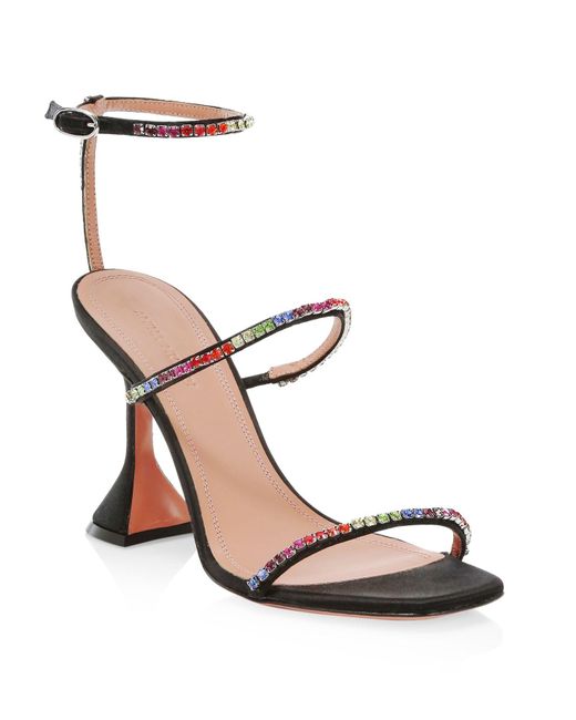 amina muaddi rainbow sandals