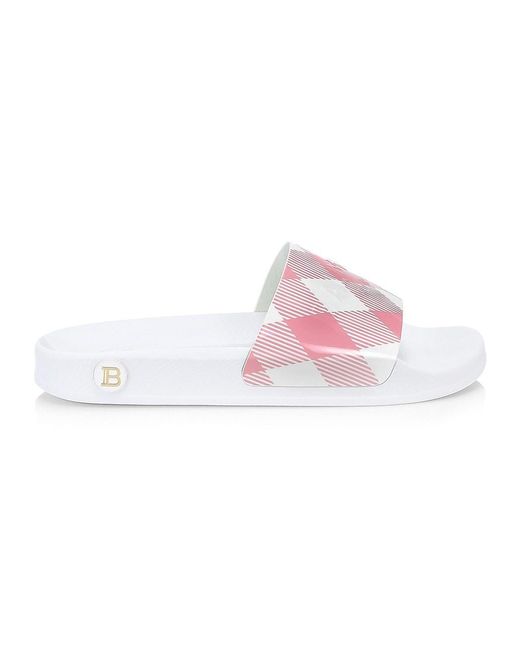 balmain slides white