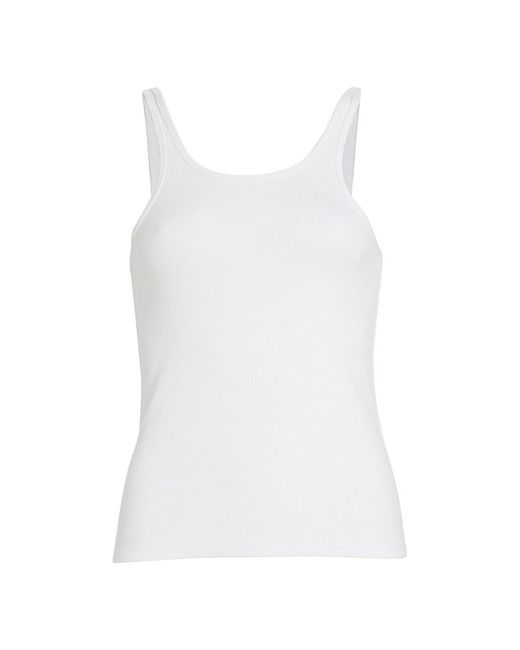 anine bing white tank