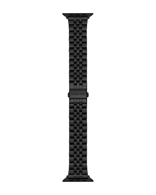 Michael Kors Stainless Steel Band For Apple Watch 38/40/41mm & 42/44/45/49mm in Black Lyst