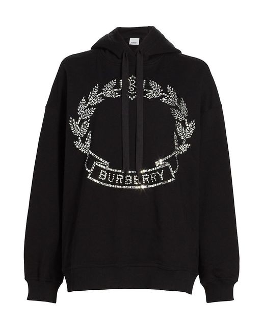 oversized crystal hoodie
