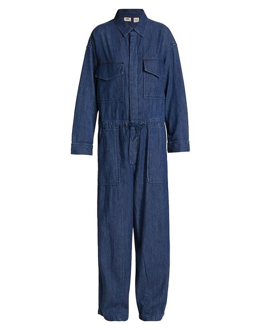 Levi's Baggy Surplus Denim Jumpsuit in Blue Lyst