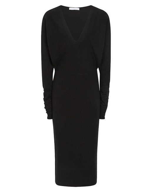 Reiss Wool Jenna Sheath Dress in Black | Lyst