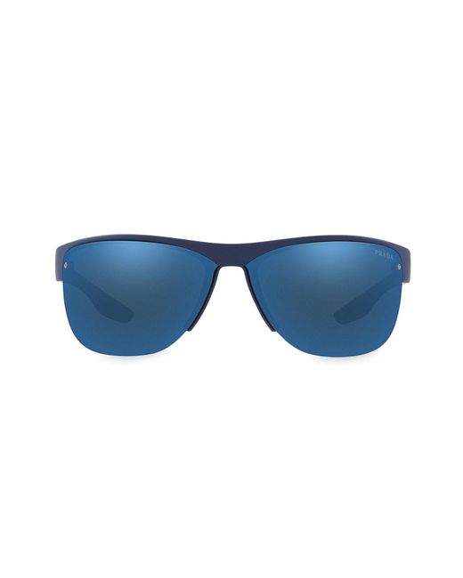 blue prada glasses