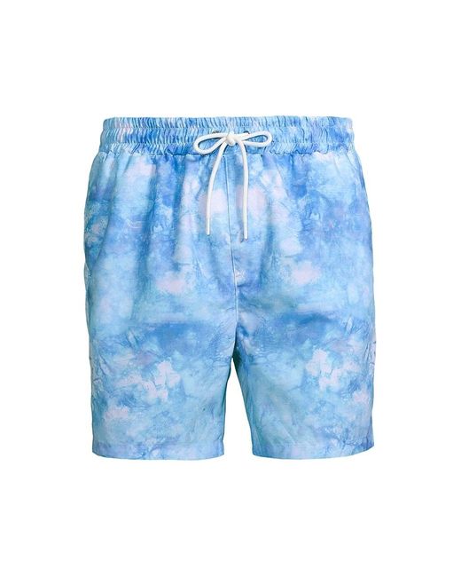 Sol Angeles Tides Swim Shorts in Blue for Men | Lyst