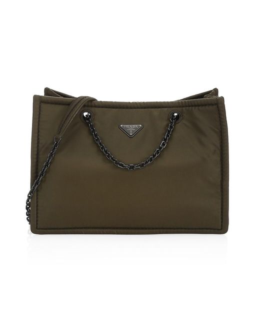 prada nylon chain shoulder bag