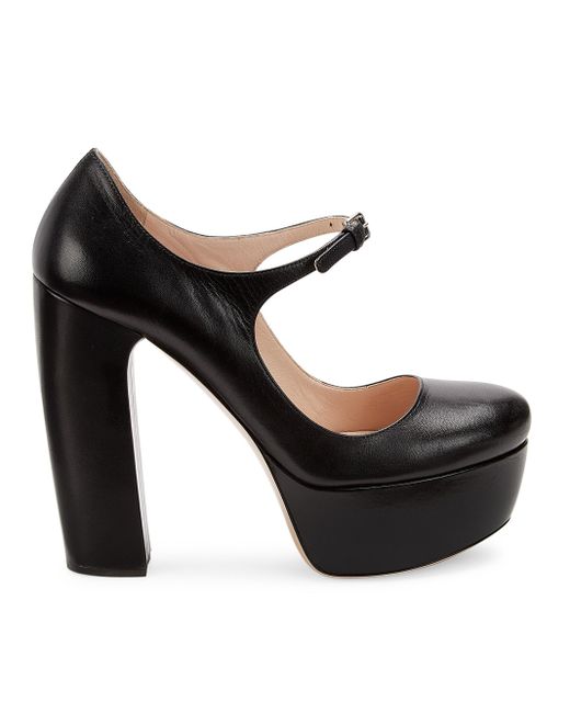 miu miu black mary janes
