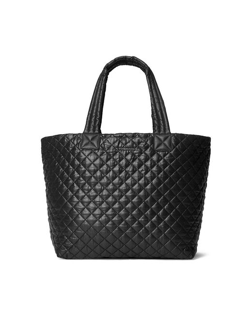 MZ Wallace Large Metro Tote Deluxe in Black | Lyst