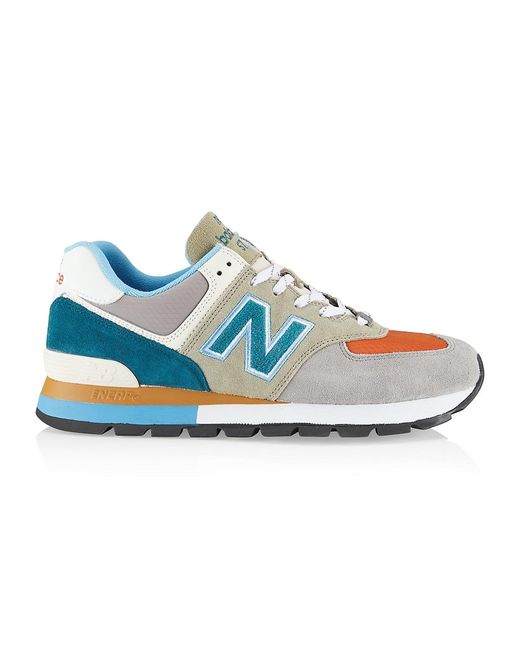 New Balance 574 Rugged Low-top Sneakers in Blue for Men | Lyst