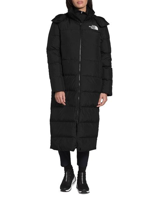 The North Face Goose Triple C Longline Down Parka in Black - Lyst