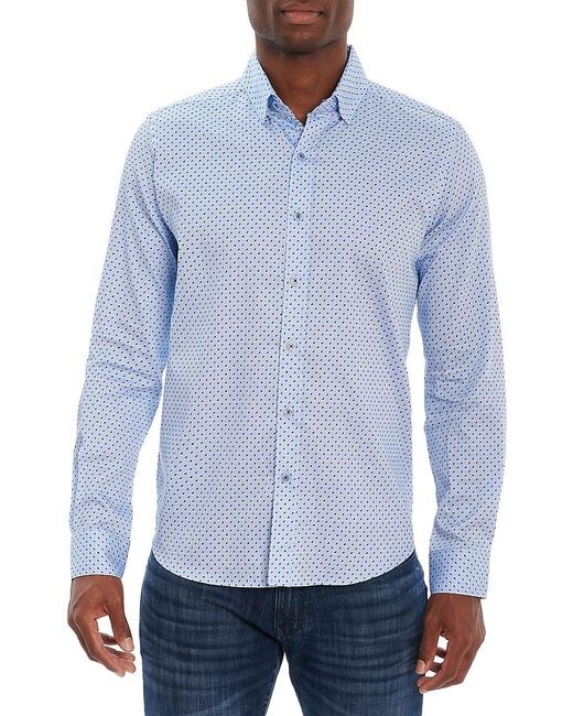 Robert Graham Cotton Oyster Bay Tailored-fit Long-sleeve Woven Shirt in ...