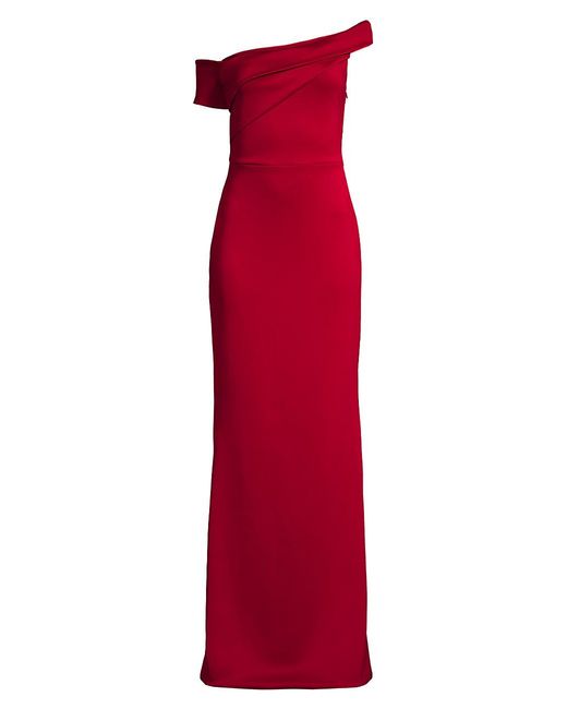 Black Halo Zendaya Off-the-shoulder Column Gown in Red | Lyst