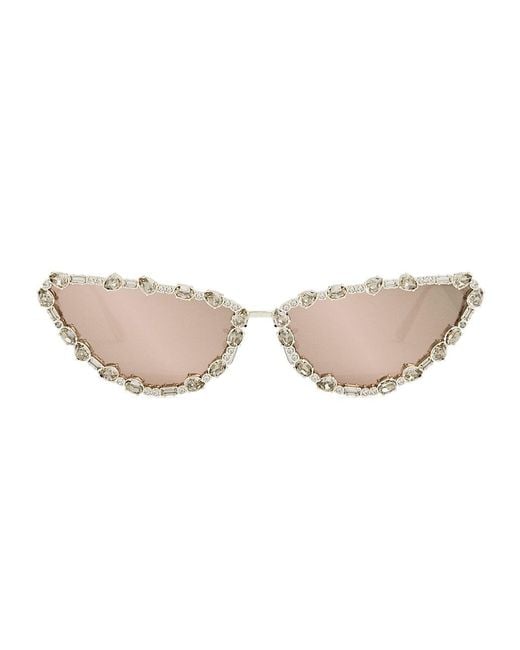 Dior Miss B1u Cat Eye Sunglasses in Natural | Lyst