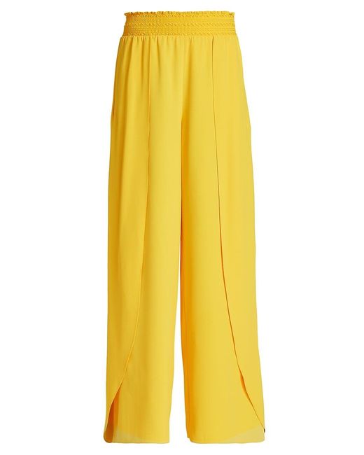 alice and olivia yellow pants