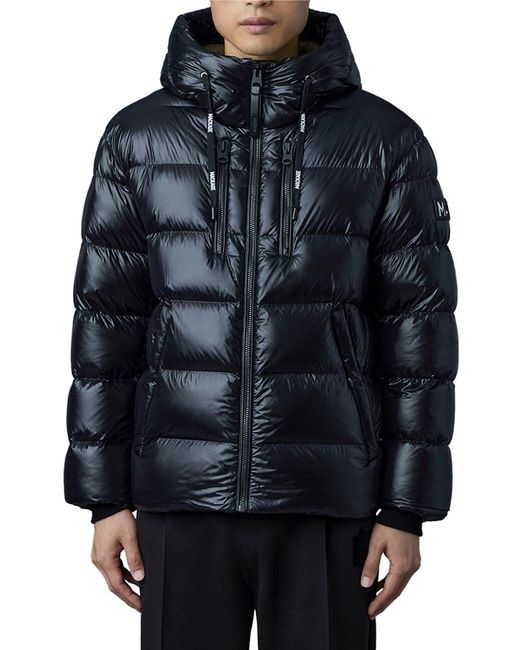 Mackage Synthetic Victor Lustrous Down Jacket in Black (Blue) for Men ...