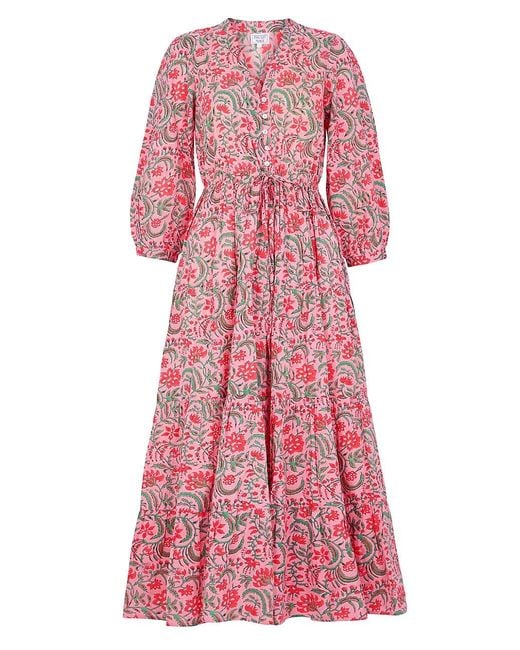 Pink City Prints Maria Dress in Pink | Lyst