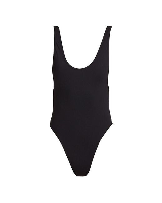 GOOD AMERICAN Layout One-piece Swimsuit in Black | Lyst