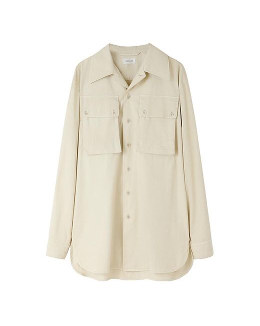 Lemaire Cotton Military Shirt for Men | Lyst