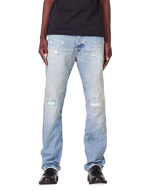 Purple Brand Denim Made In Italy Collection P011 Straight leg Jeans In 