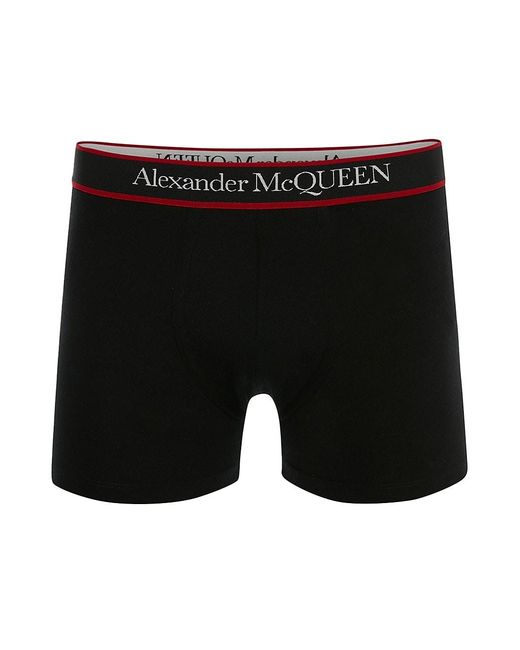 Alexander McQueen Selvedge Boxer Briefs in Black for Men Lyst