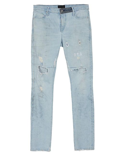 RTA Denim Bryant Distressed Skinny-fit 
