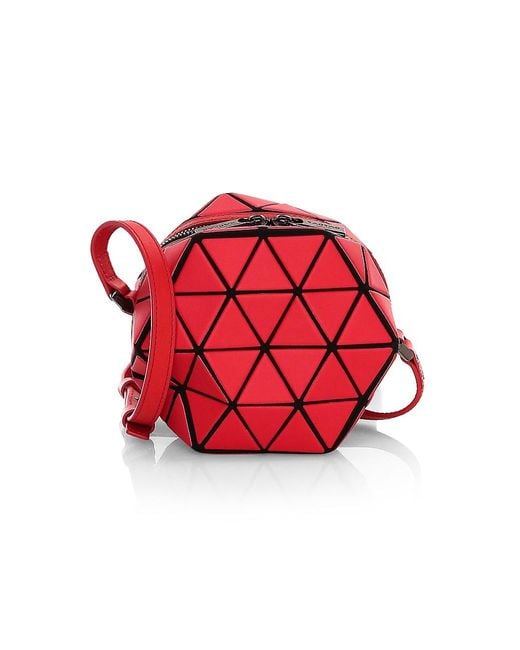 Bao Bao Issey Miyake Stack Cross-body Ball Bag in Red | Lyst