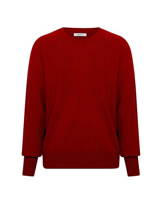 Reiss Audrey Wool Blend Sweater in Red - Save 25% | Lyst