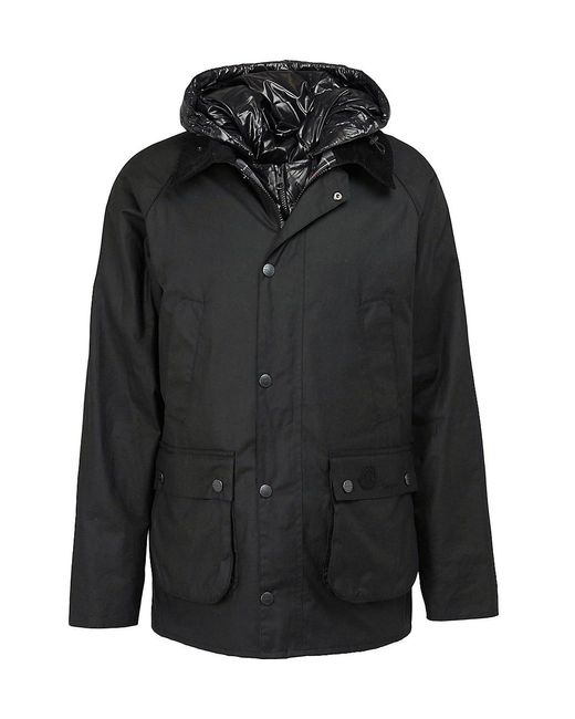 Barbour X Moncler 1952 Wight Wax Jacket in Black for Men Lyst