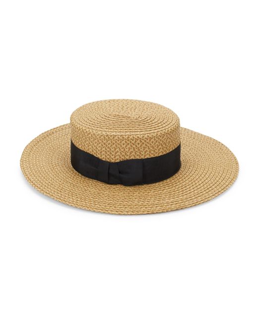 Eric Javits Gondolier Boater Hat | Lyst