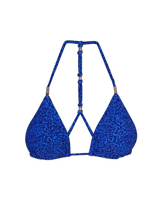 ViX Tita Blue Shaye T-back Bikini Top | Lyst