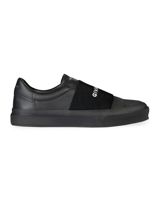Givenchy New City Elastic-strap Sneakers in Black for Men | Lyst