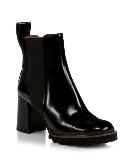 lug sole chelsea boot chase and chloe
