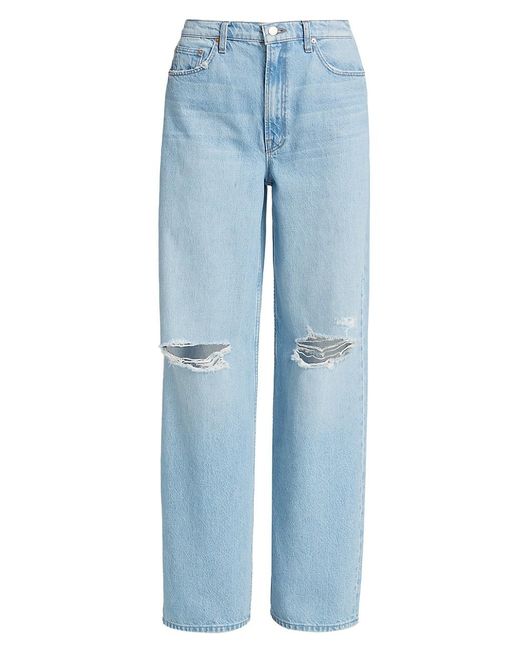 Mother Denim The Fun Dip Puddle Wide-leg Jeans in Blue | Lyst
