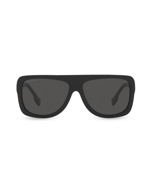 Burberry Yvette 59mm Pilot Sunglasses in Gray | Lyst