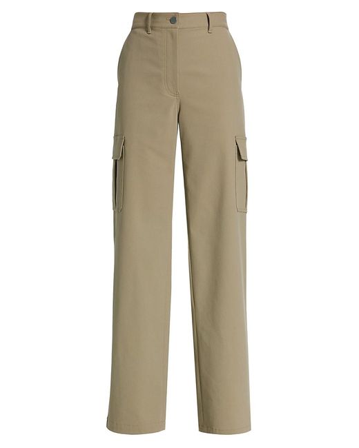 Theory Highrise Cargo Pants in Natural Lyst