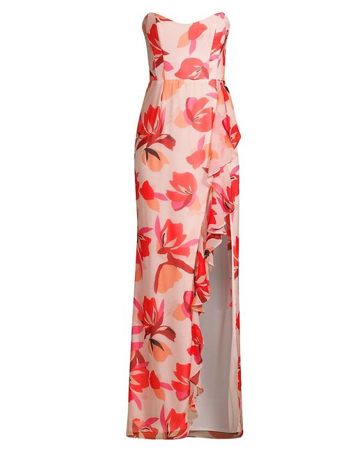 katie may strapless gown