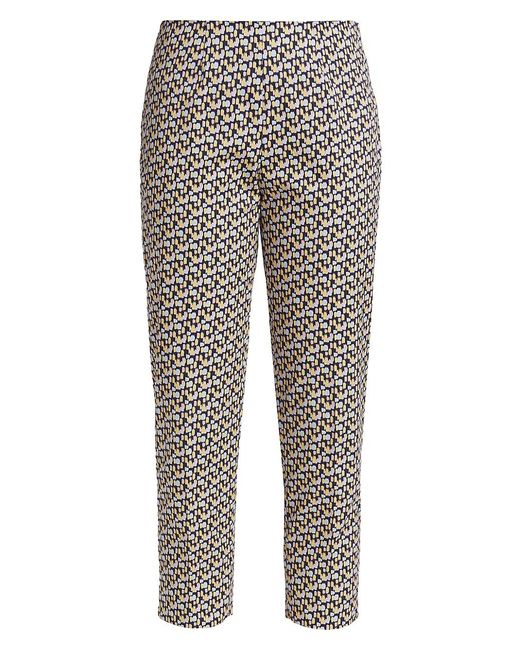Piazza Sempione Cotton Audrey Iconic Trousers in Blue | Lyst