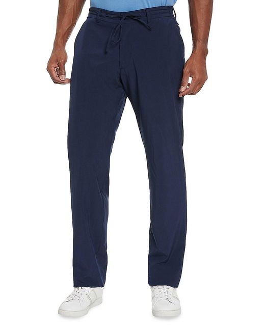 Robert Graham Synthetic Catamaran Motion Chino Pants in Navy (Blue) for ...