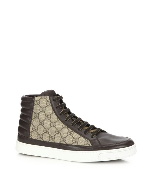 gucci canvas high top