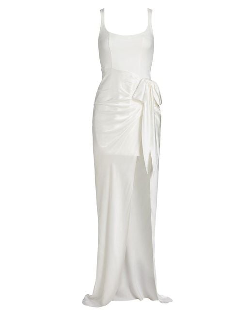 Cinq À Sept Synthetic Marian Draped Gown - Lyst