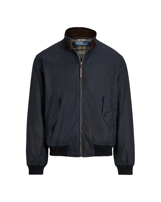 Polo Ralph Lauren Mock Turtleneck Long-sleeve Jacket in Blue for Men | Lyst