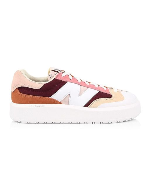 New Balance Suede 302 Sneaker in Burgundy (Pink) | Lyst