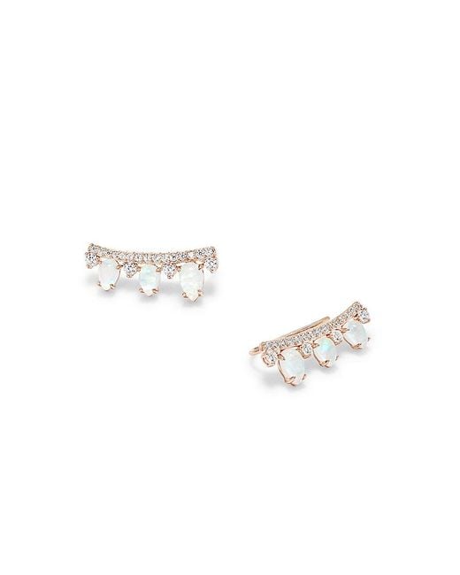 Opal sale climber earrings