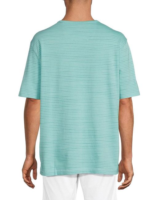 Tommy Bahama Villa Haven Textured Stripe Cotton T-Shirt for men