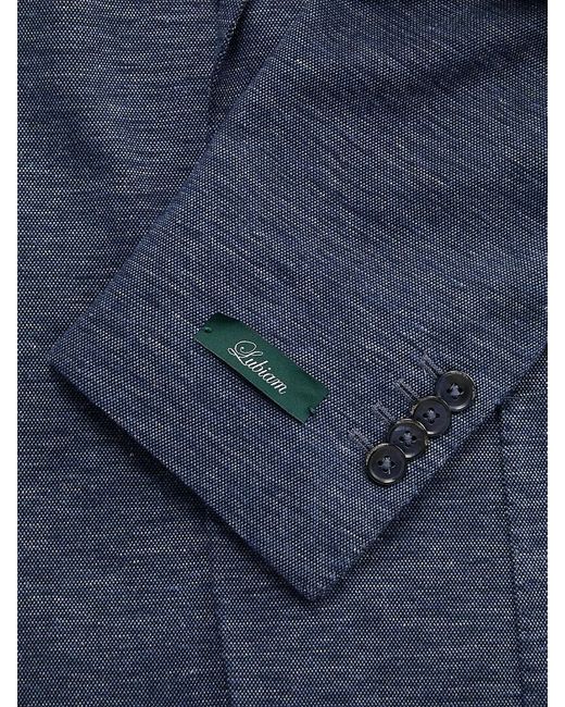 Lubiam Blue Textured Sportcoat for men