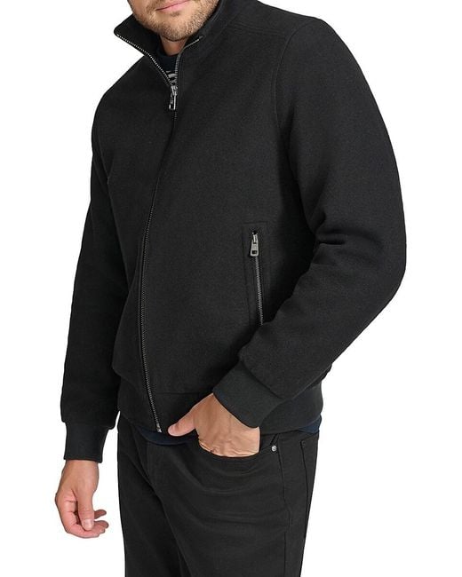 Calvin Klein Gray Wool-Blend Jacket for men