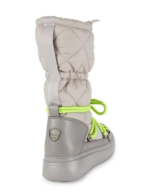 Pajar Gray Gravita Quilted Boots